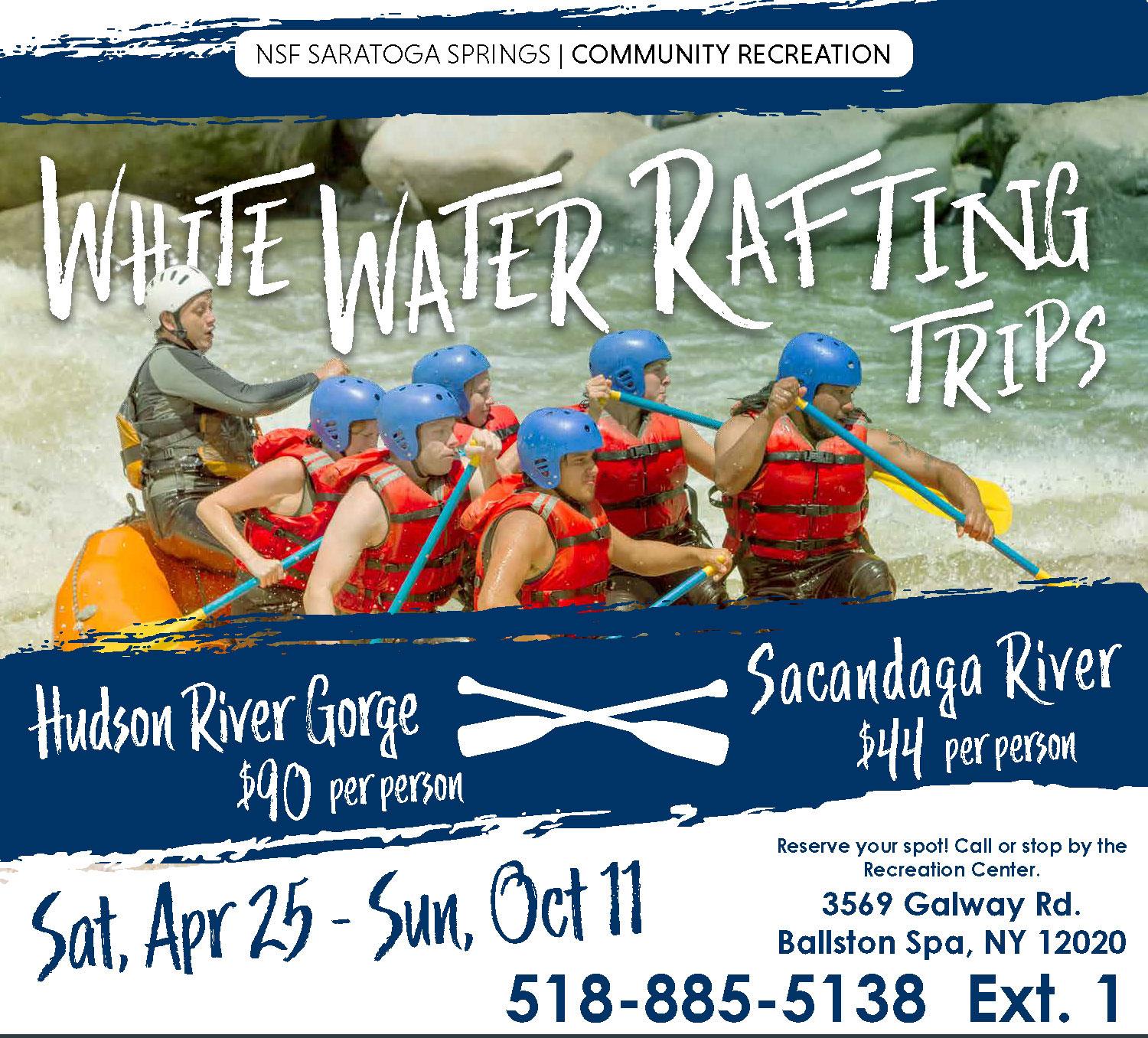 White Water Rafting Advertisement