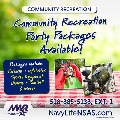 Community Recreation Party Packages